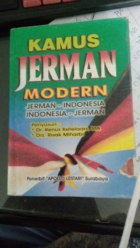KAMUS JERMAN MODERN (JERMAN-INDONESIA)